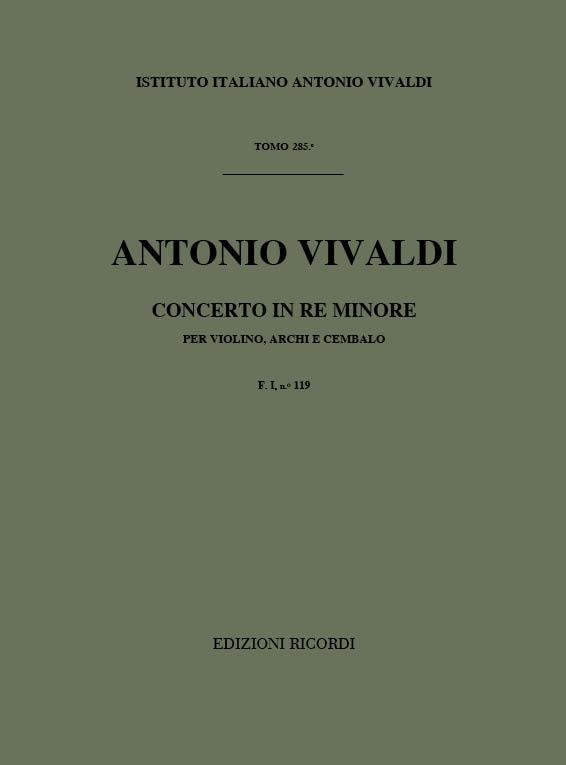Concerti Per Vl., Archi E B.C.: In Re Min. Rv 246
